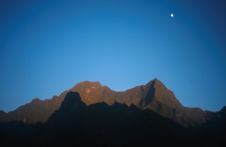 Nejvyšší hora Tahiti Mont Orohena